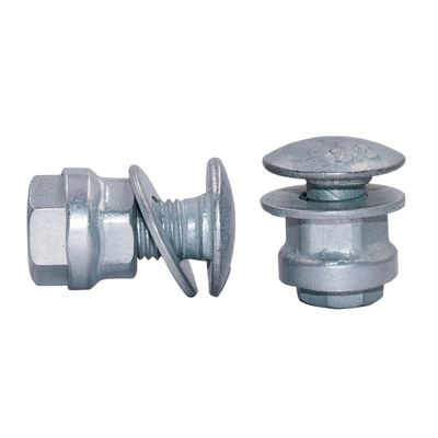 Προσαρμοσμένο Hot Dip Galvanized Hex Steel Highway Guardrail Bolt και Nut και πλυντήριο