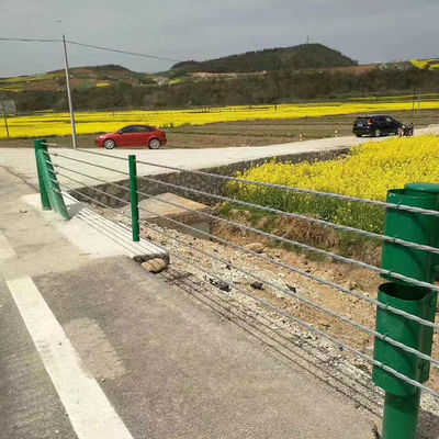 Τσιμεντωμένο χάλυβα οδική περίφραξη καλώδιο φράγμα για την οδική ασφάλεια