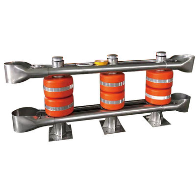 Ατσάλι από ανοξείδωτο χάλυβα Φλεξ Beam Hot Dip Galvanized Roller Guardrail για έλεγχο πλήθους