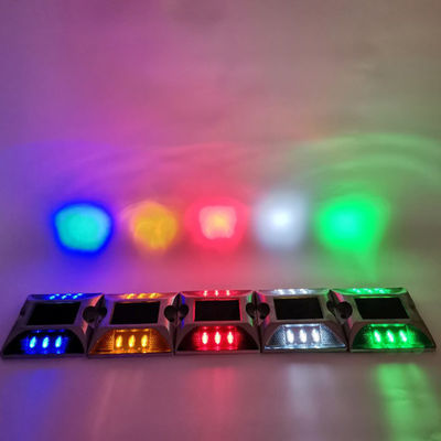 104*123*23mm Κόκκινο Led Αντανακλαστικό Αλουμίνιο Cat Eye Ηλιακό Δρόμο για Βιομηχανικές Περιοχές