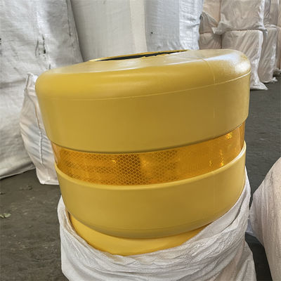 Ασφάλεια της οδικής κυκλοφορίας ΕΥΑ PU Roller Cushion Barrier Crash σε κίτρινο για οδική χρήση