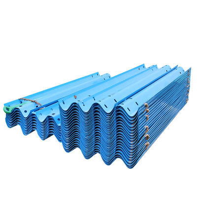 Προσαρμοσμένη επίστρωση ψευδαργύρου 550-600g/m2 κυματοειδής δομή αυτοκινητοδρόμου