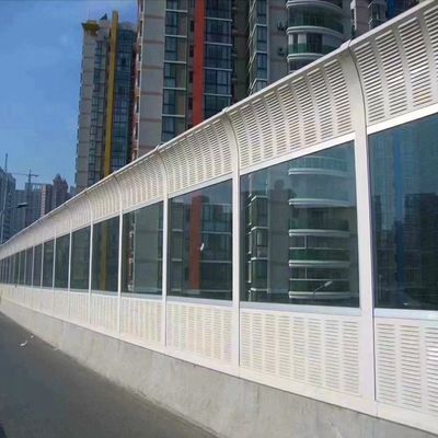 Οδικός φραγμός θορύβου με οθόνη ηχομόνωσης από πάνελ αλουμινίου και φράγμα απομόνωσης