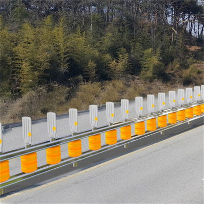 Εγκρίθηκε από την CE EVA Highway Rolling Barrel Guardrail για την οδική κυκλοφορία