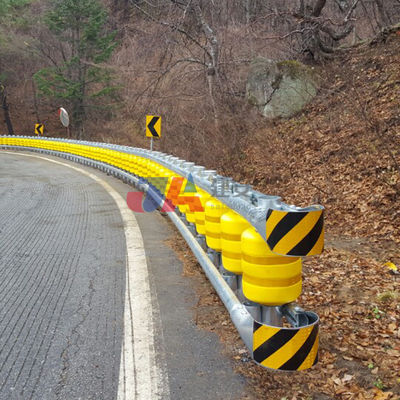 Εγκρίθηκε από την CE EVA Highway Rolling Barrel Guardrail για την οδική κυκλοφορία