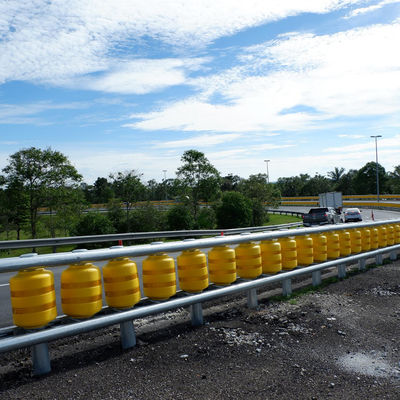 Εγκρίθηκε από την CE EVA Highway Rolling Barrel Guardrail για την οδική κυκλοφορία