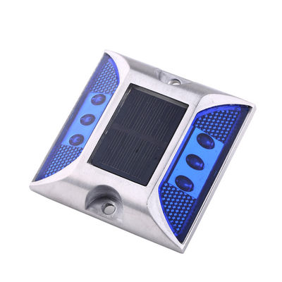 100*100*20mm Κόκκινο LED Strobe Αλουμίνιο Αντανακλαστικό Road Stud για το Λεωφόρο