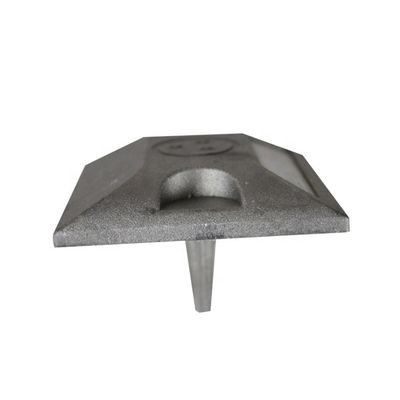 10cm-25cm Αντανακλαστική ταινία G105 Κίτρινο Χαλυβουργικό Αλουμίνιο Square Road Stud για την ασφάλεια των αυτοκινήτων