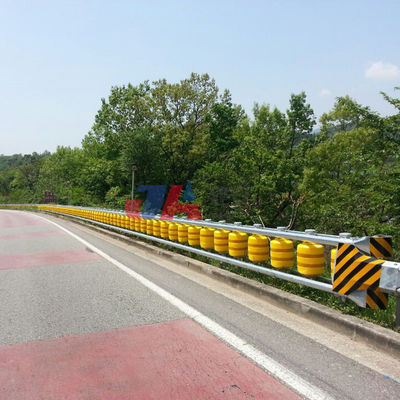 OEM Safety Roller Barrier Highway Guardrail Ζεστό γαλβανισμένο φράχτη σύγκρουσης κυλίνδρων