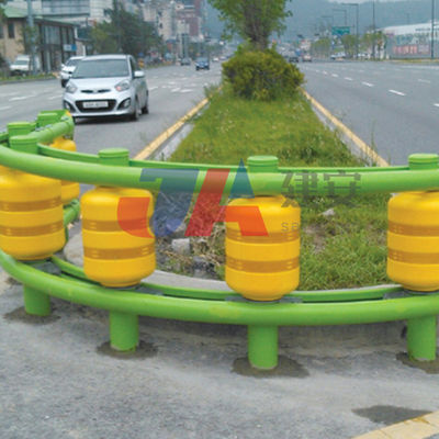 OEM Safety Roller Barrier Highway Guardrail Ζεστό γαλβανισμένο φράχτη σύγκρουσης κυλίνδρων