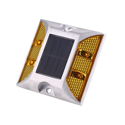 Φωτισμός LED Ηλιακό τετράγωνο δρόμου Stud προηγμένη λύση οδικής ασφάλειας και σήμανσης