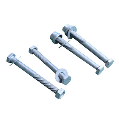 Ζυγισμένο Χάλυβα Καρβονίου Hex Guardrail Splice Bolts 5/8 &quot;-11X 2&quot; για τον δρόμο κατά της τρομοκρατίας