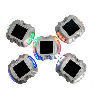 100*100*20mm Αλουμίνιο Ηλιακό Flashing LED Road Stud για Πεζούς