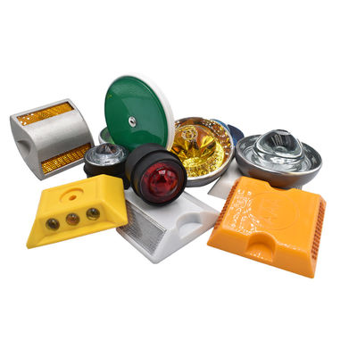 100*100*20mm Αλουμίνιο Ηλιακό Flashing LED Road Stud για Πεζούς