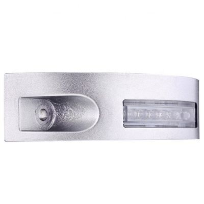 Αλουμινίου Flashing Road Marker Ηλιακό Cast Semi Circle Road Stud Cat Eye με χρώμα LED