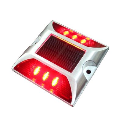 Πιστοποιημένο ROHS Cast Aluminum Square Reflective Road Stud για την οδική ασφάλεια στην αγορά