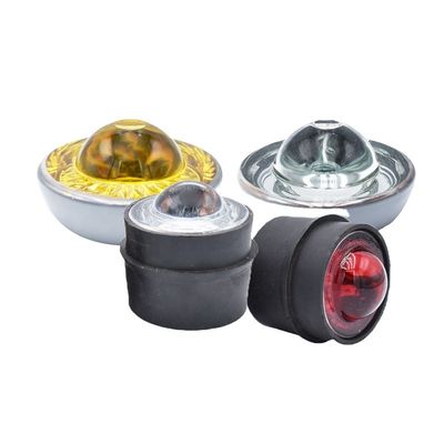 Γυάλινο Cat Eye Road Stud Αντανάκλασης για τον αυτοκινητόδρομο Κόκκινο Μπλε Κίτρινο Λευκό Πράσινο LED Χρώμα
