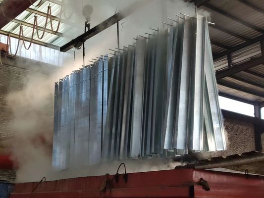 ISO9001 2000 Πιστοποιημένο Ζεστό Ζαλβανισμένο Στρατόδρομο C H Post 100*50*25*5 mm