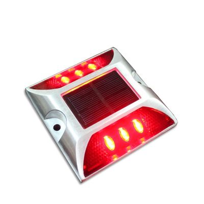 Διπλές πλευρές LED δείκτης αντανακλαστικό Cat Eye ηλιακό οδικό κέντρο για τα πρότυπα οδικής ασφάλειας