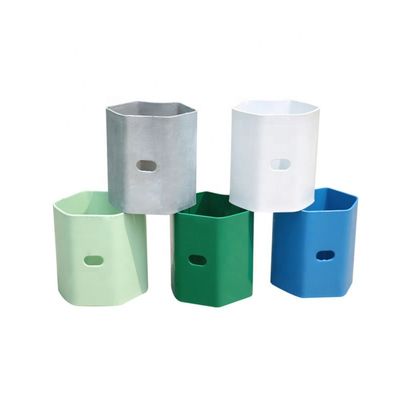 W-beam Galvanized Highway Guardrail Round Block Spacer για τη βελτίωση της οδικής ασφάλειας