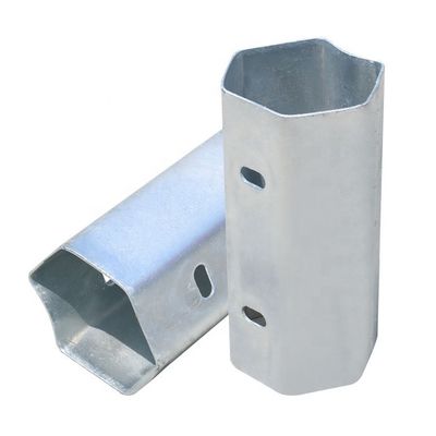 W-beam Galvanized Highway Guardrail Round Block Spacer για τη βελτίωση της οδικής ασφάλειας