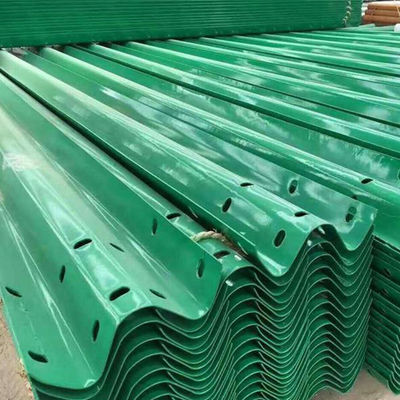Q235 Q345 Προσαρμοσμένο χάλυβα W Beam Guardrail Οδικός φραγμός Οδικός φραγμός
