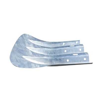 Προσαρμοσμένο Hot Dip Galvanized Steel Highway Guardrail Fishtail End για την οδική ασφάλεια