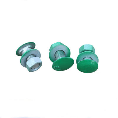 Προσαρμοσμένο Hot Dip Galvanized Hex Steel Highway Guardrail Bolt και Nut και πλυντήριο