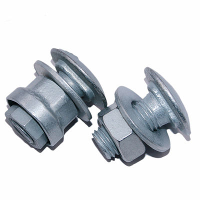 Προσαρμοσμένο Hot Dip Galvanized Hex Steel Highway Guardrail Bolt και Nut και πλυντήριο