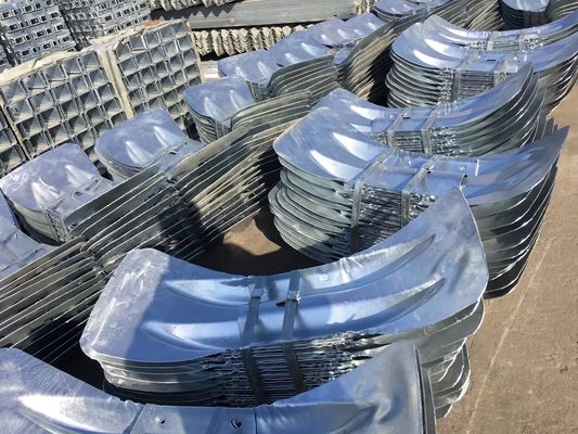 Ζυγισμένα σκόνη επικαλυμμένα Highway Guardrail Τελικές φτερούγες για την κατασκευή Προσαρμοσμένο μέγεθος
