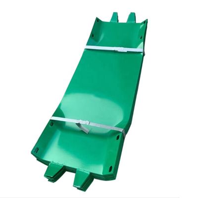 Ζυγισμένο W-beam Highway Guardrail End Wings Steel Buffer End με επίστρωση σκόνης