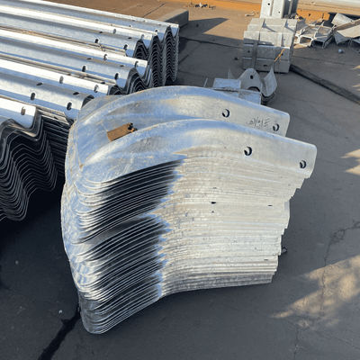 Ζεστό βουτηγμένο γαλβανισμένο AASHTO M180 Standard Steel Guardrail Fishtail End για την οδική ασφάλεια