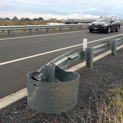 ISO9001 2008 Πιστοποιημένο Q235 Q345 Ατσάλι Round End για Highway Guardrail Προσαρμοσμένο