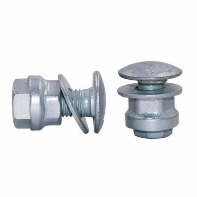 Ζυγισμένα και σκόνη επικαλυμμένα W Beam Highway Guardrail Steel Guardrail Accessories Bolt and Nut