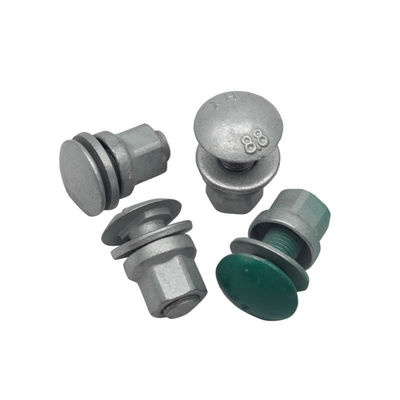 Υψηλής ορατότητας Aashto M180 Steel Highway Guardrail Accessories Bolt And Nut Οδική ασφάλεια