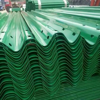 W Beam Highway Guardrail με πρότυπο AASHTO M-180 και επιχρίωση ψευδαργύρου 550-600g/m2