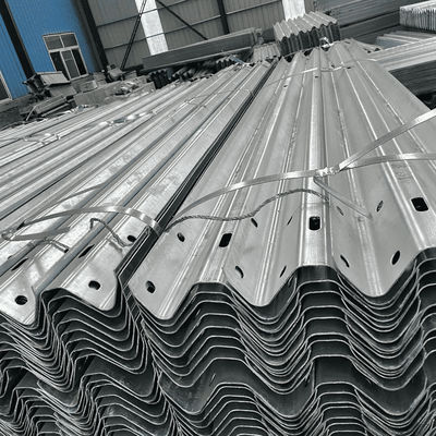 AASHTO M-180 Standard Highway Guardrail με τερματικό άκρο Bullnose Hot Dip Galvanized