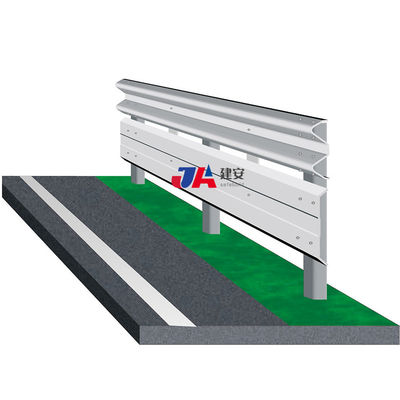 Προσαρμοσμένο W Beam Highway Metal Guardrail με ατσάλινο τερματικό άκρο SKT Εξαχθεί στις Φιλιππίνες