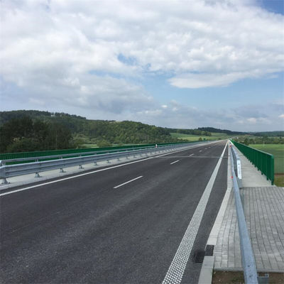 Προσαρμοσμένο W Beam Highway Metal Guardrail με ατσάλινο τερματικό άκρο SKT Εξαχθεί στις Φιλιππίνες