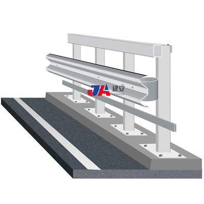 Ζυγισμένο χάλυβα Τυρί Beam Guardrail Προσαρμοσμένο για τις απαιτήσεις του έργου σας